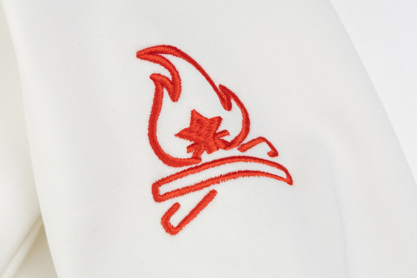 Letter Embroidery Fleece Lining Oversize Pullover Hoodie WN15036