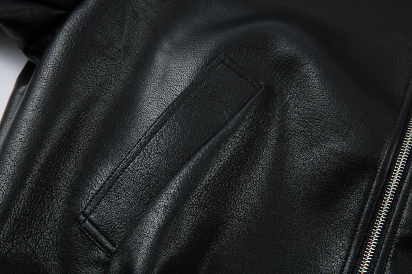 Boxy Oversize PU Leather Jacket WN23068