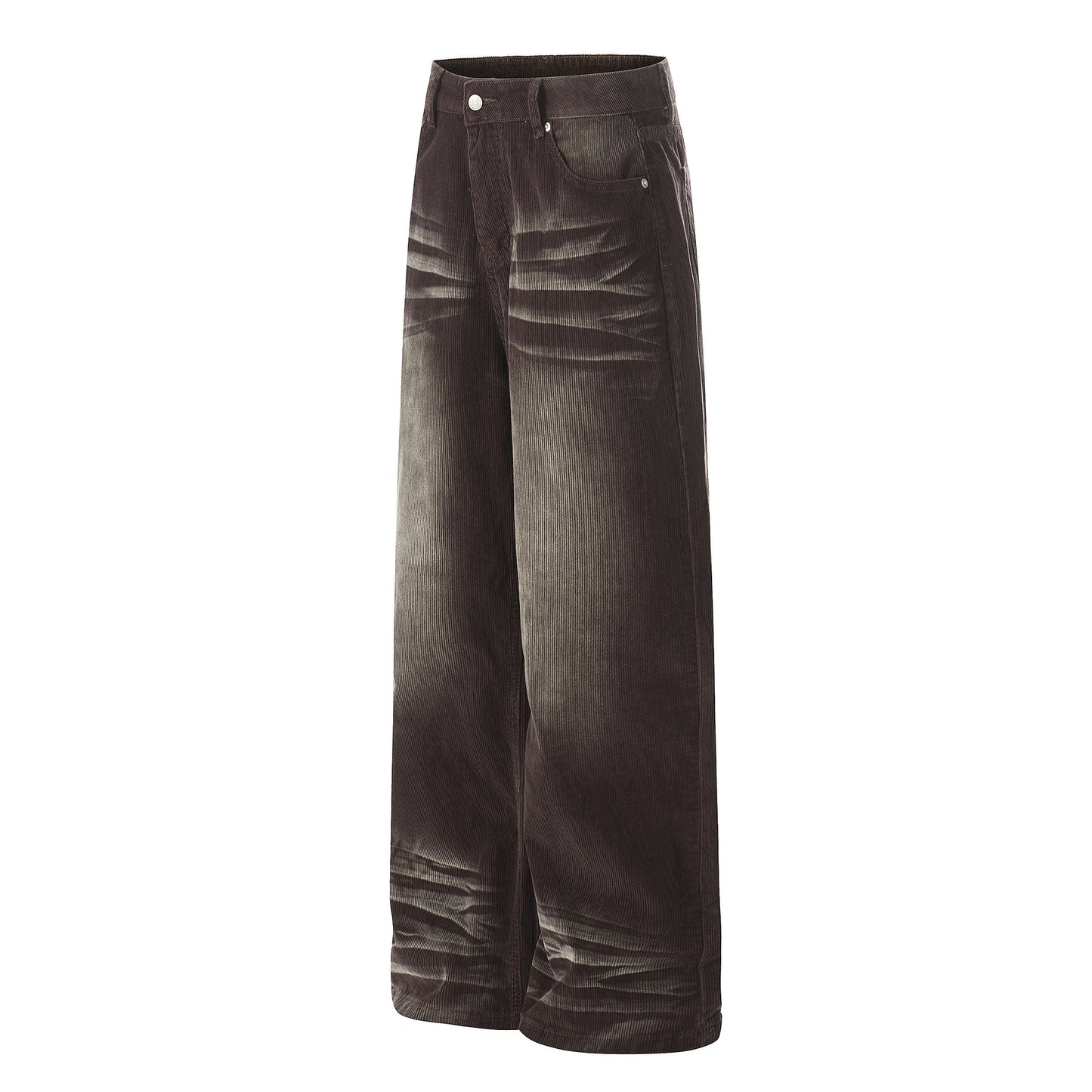 Washed Corduroy Straight Pants WN25511