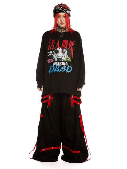 Letter Print Long Sleeve T-Shirt WN22253