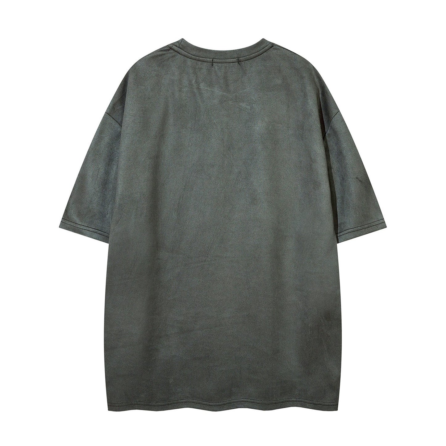 Washed Letter Short Sleeve T-Shirt WN26758