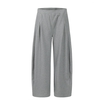 Drawstring Wide Leg Sporty Sweatpants WN19408