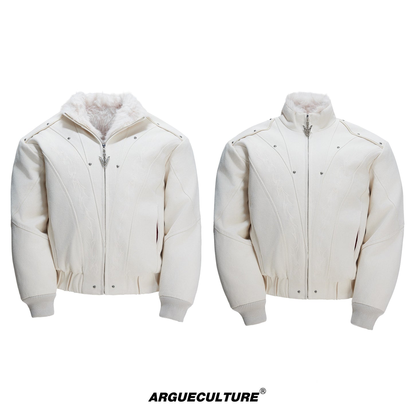 Heavyweight Washed Canvas Fleece Lining Short Jacket WN23321