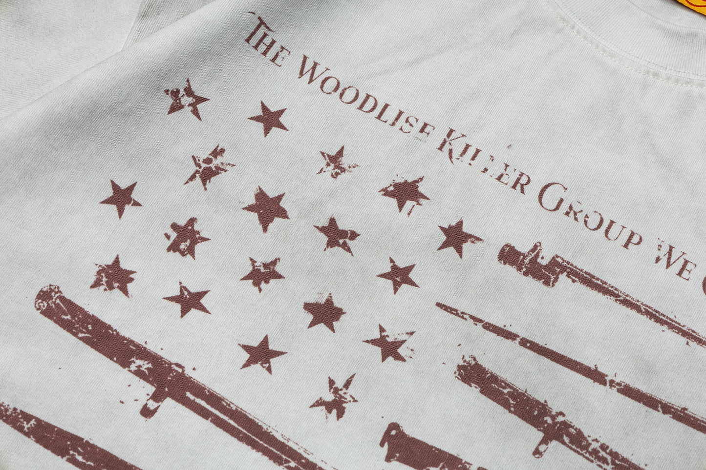 Washed Graphic Print Short Sleeve T-Shirt WN25904