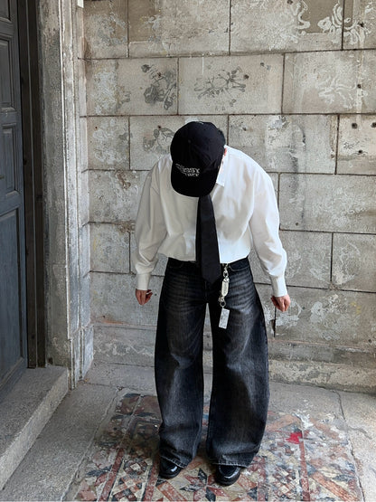 Basic Oversize Long Sleeve Shirt WN24397