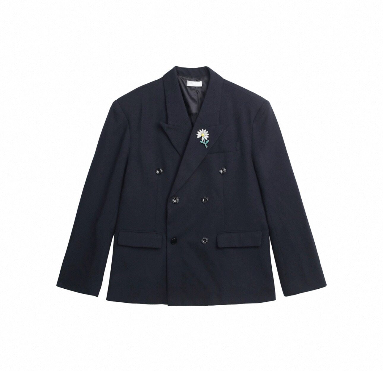 Double Breasted Tailored Jacket & Wide Leg Trousers Setup WN25355