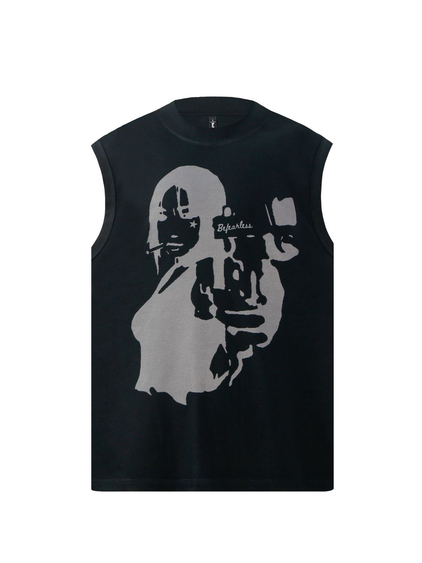 Portrait Graphic Sleeveless T-Shirt WN26295