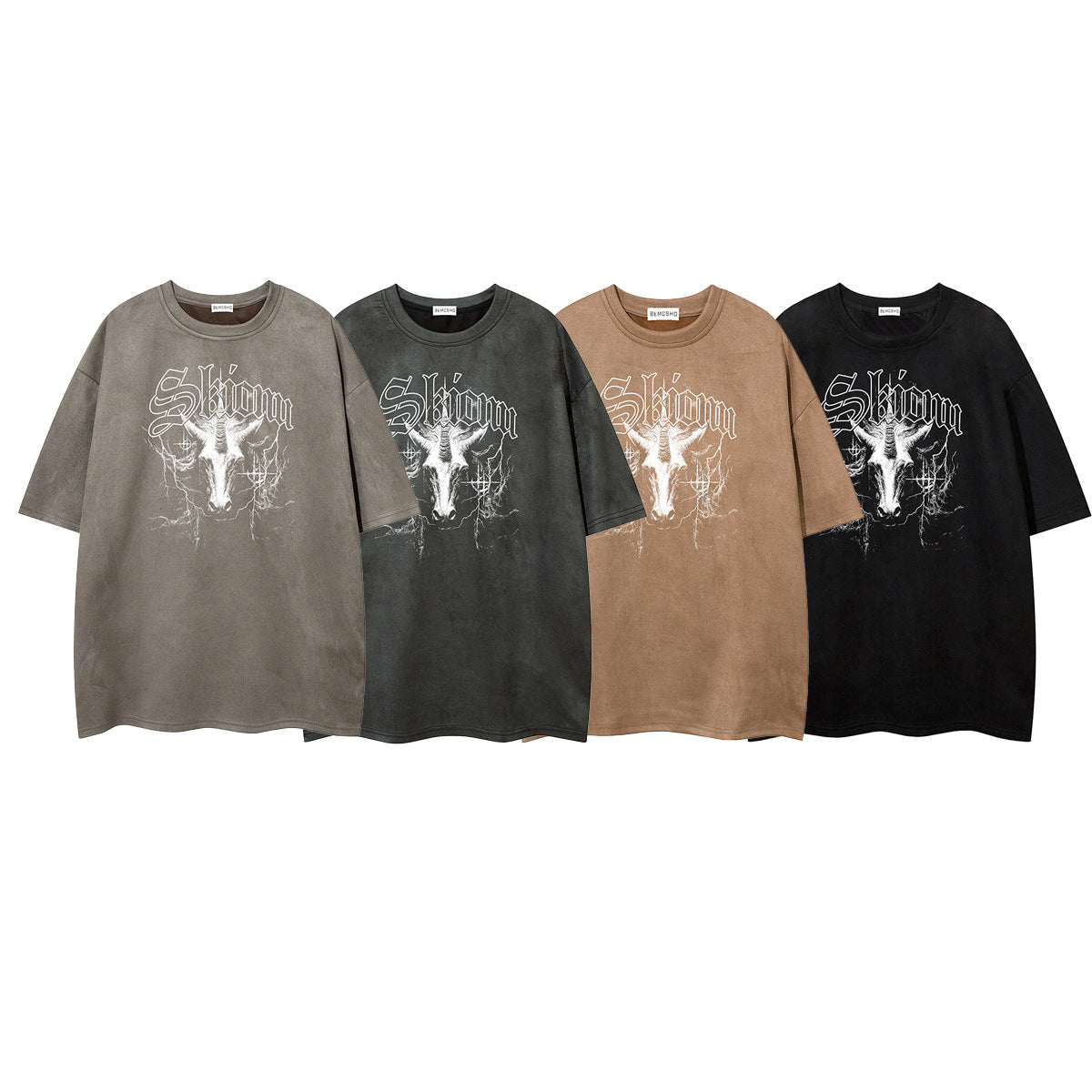Washed Graphic Art Print Short Sleeve T-Shirt WN25797