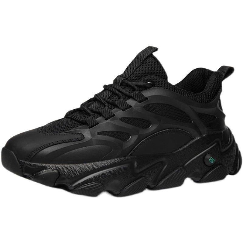 Thick Sole Mesh Lace-Up Sneakers WN22374