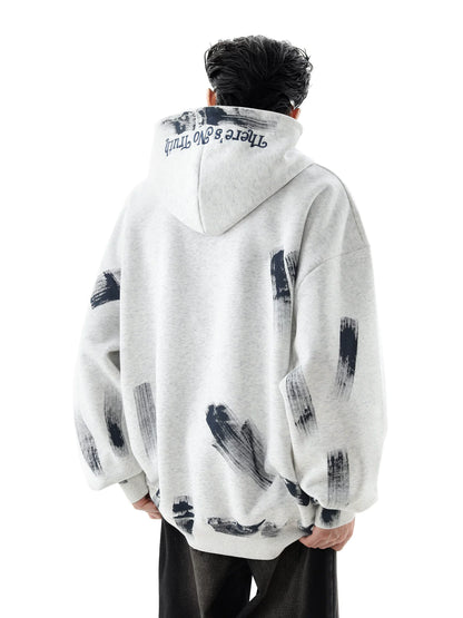 Hand-Drawn Graffiti Pullover Hoodie WN10511