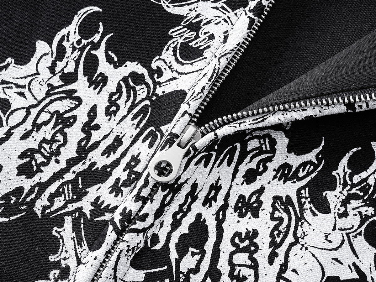 Dirty Dye Cross Heavyweight Pullover Hoodie WN23066