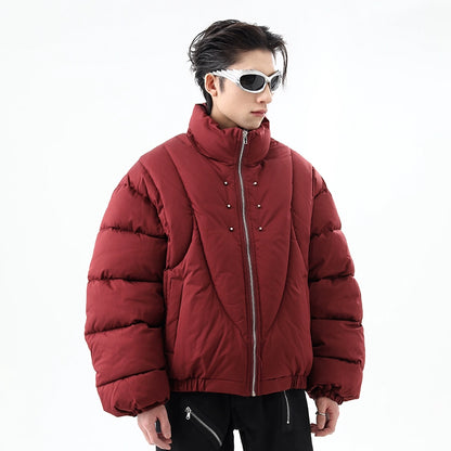 Short Stand-Neck Puffer Jacket WN10459