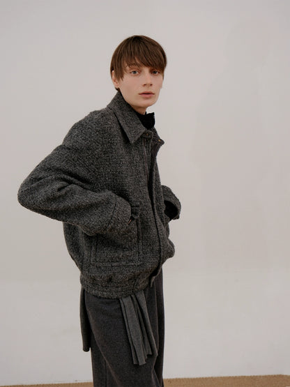 Pocket Lapel Zipper Jacket WN21505