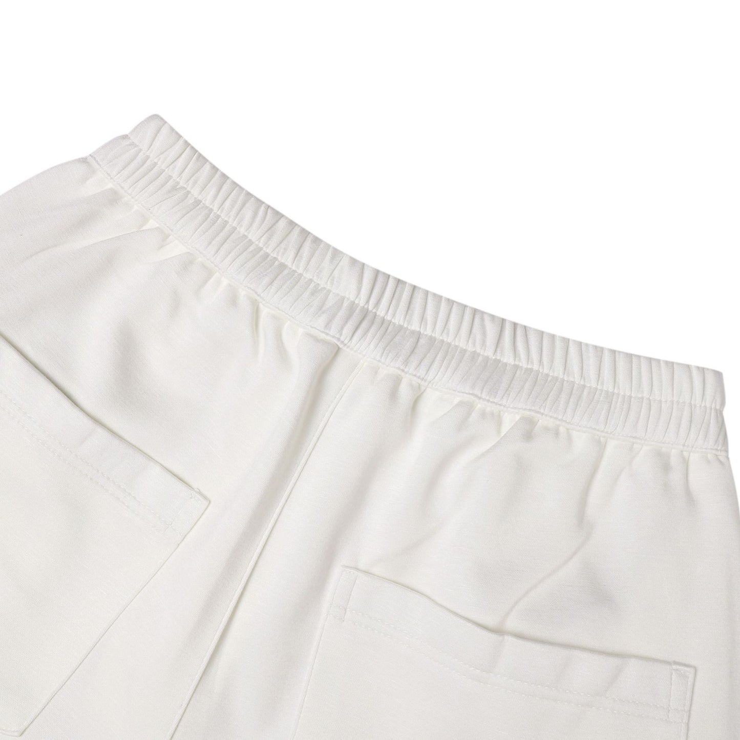 Pleats Draped Straight Sweatpants WN25822
