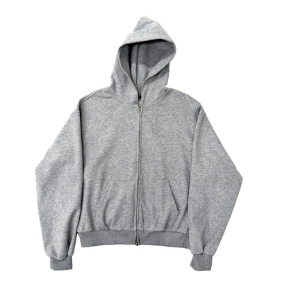 Short Oversize Zipper Hoodie WN24389