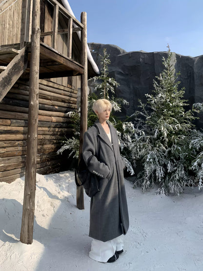 Adjustable Button Design Coat WN19758