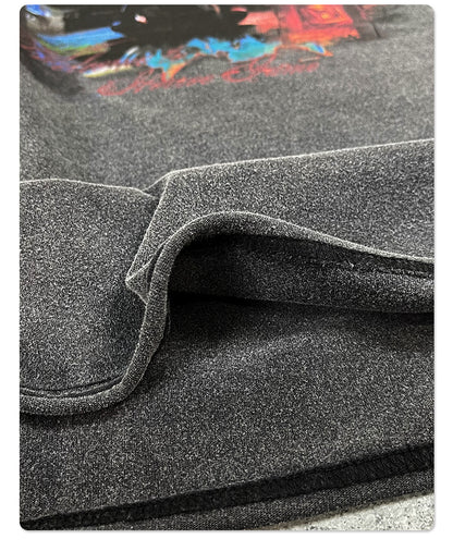 Heavyweight Washed Wax Dye Rolled Sleeve T-Shirt WN16273