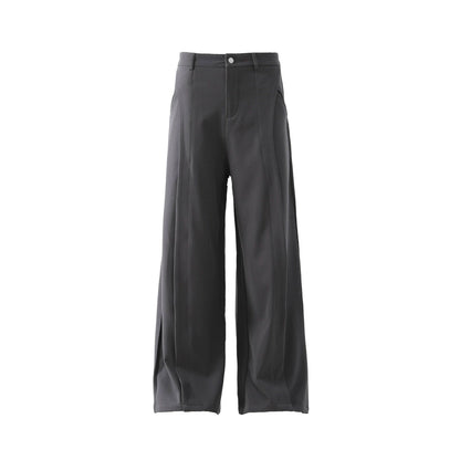 Wide-Leg Straight Tuck-in Trousers WN10916