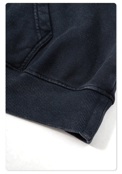 Washed Oversize Skateboard Print Hoodie WN7819