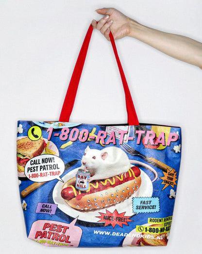 Graphic Print Tote Bag WN22271