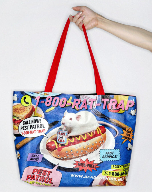 Graphic Print Tote Bag WN22271