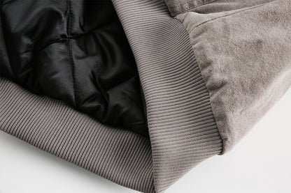 Fur Collar Sherpa-Lining Hooded Padded Jacket WN11363