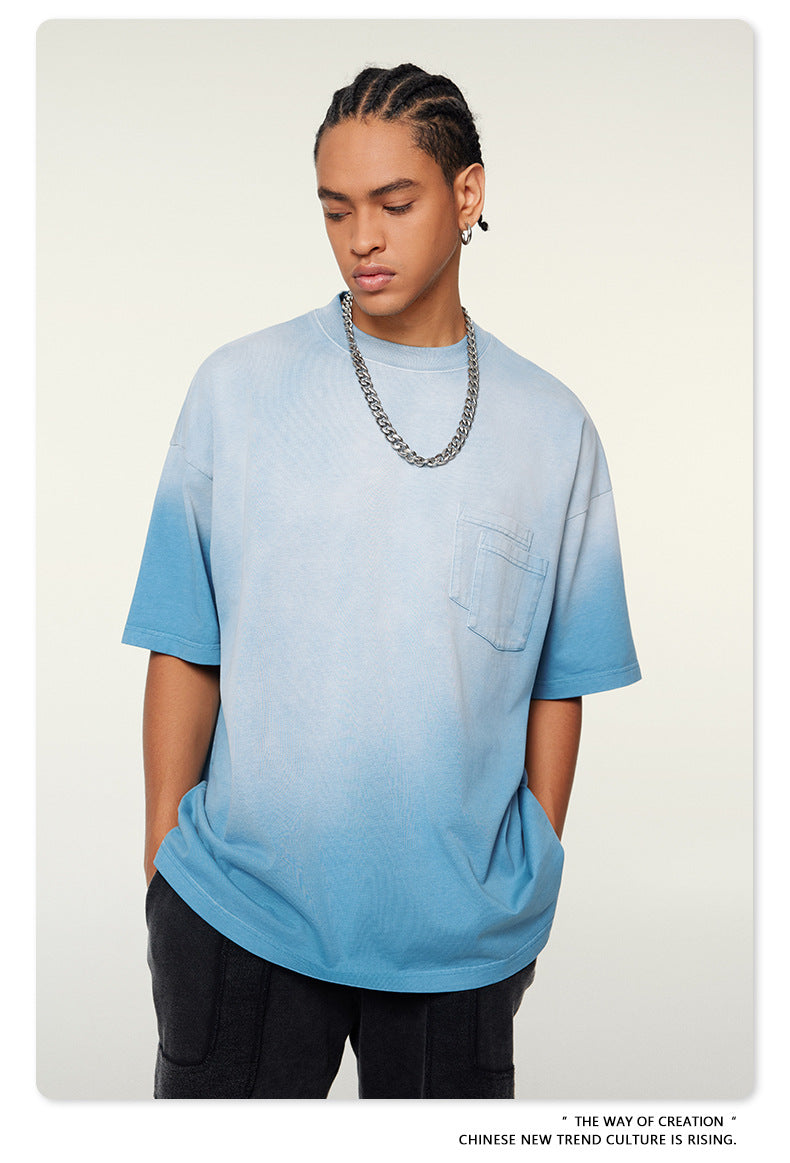 Washed Oversize Short-sleeve T-shirt WN6453