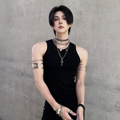 Ribbed Sleeveless Tank Top WN25083