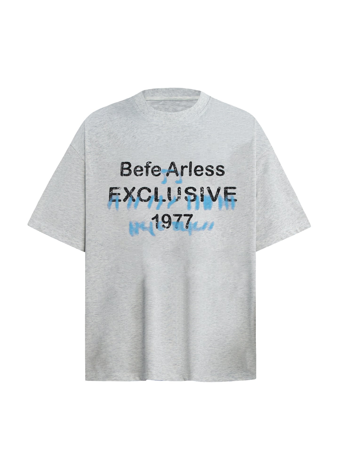 Graffiti Letter Print Short Sleeve T-Shirt WN26268