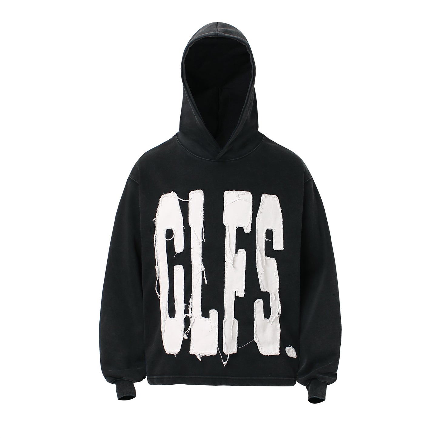 Patchwork Letter Logo Hoodie WN11423