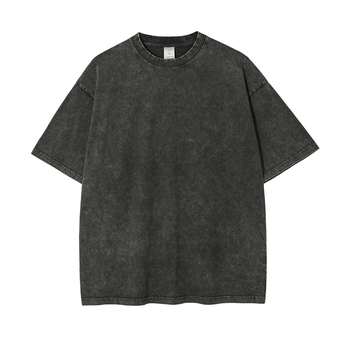 Vintage Dyed Oversize Short-sleeve T-shirt & Vintage Dyed Short Sweatpants Setup WN6631