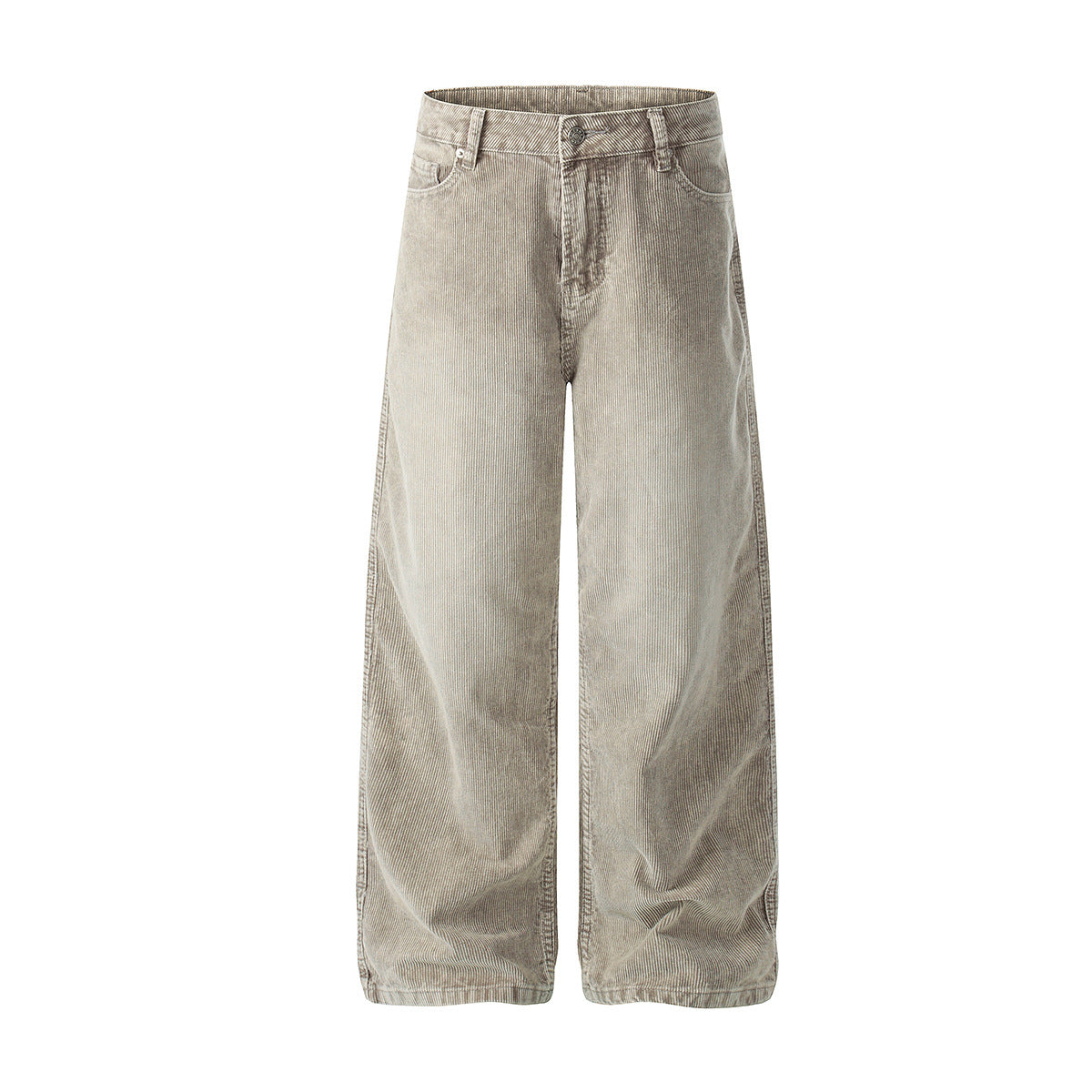 Washed Corduroy Straight Pants WN23064