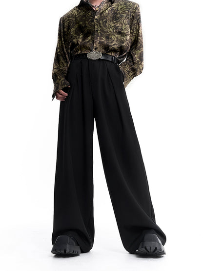 Tuck-in Straight Wide Leg Trousers WN8103