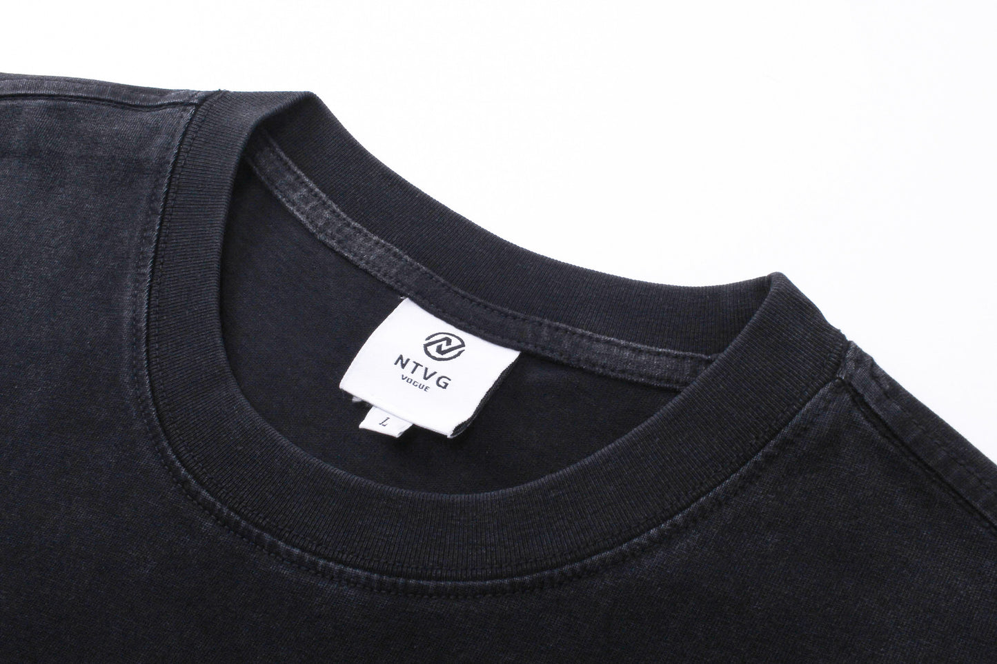 Washed Letter Short Sleeve T-Shirt WN14084