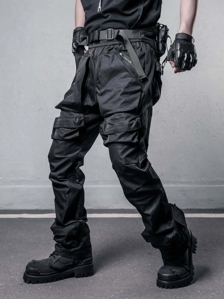 Multi Pocket Straight Cargo Pants WN22357