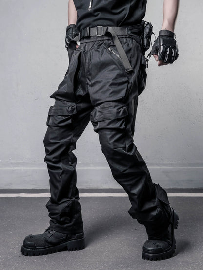 Multi Pocket Straight Cargo Pants WN22357
