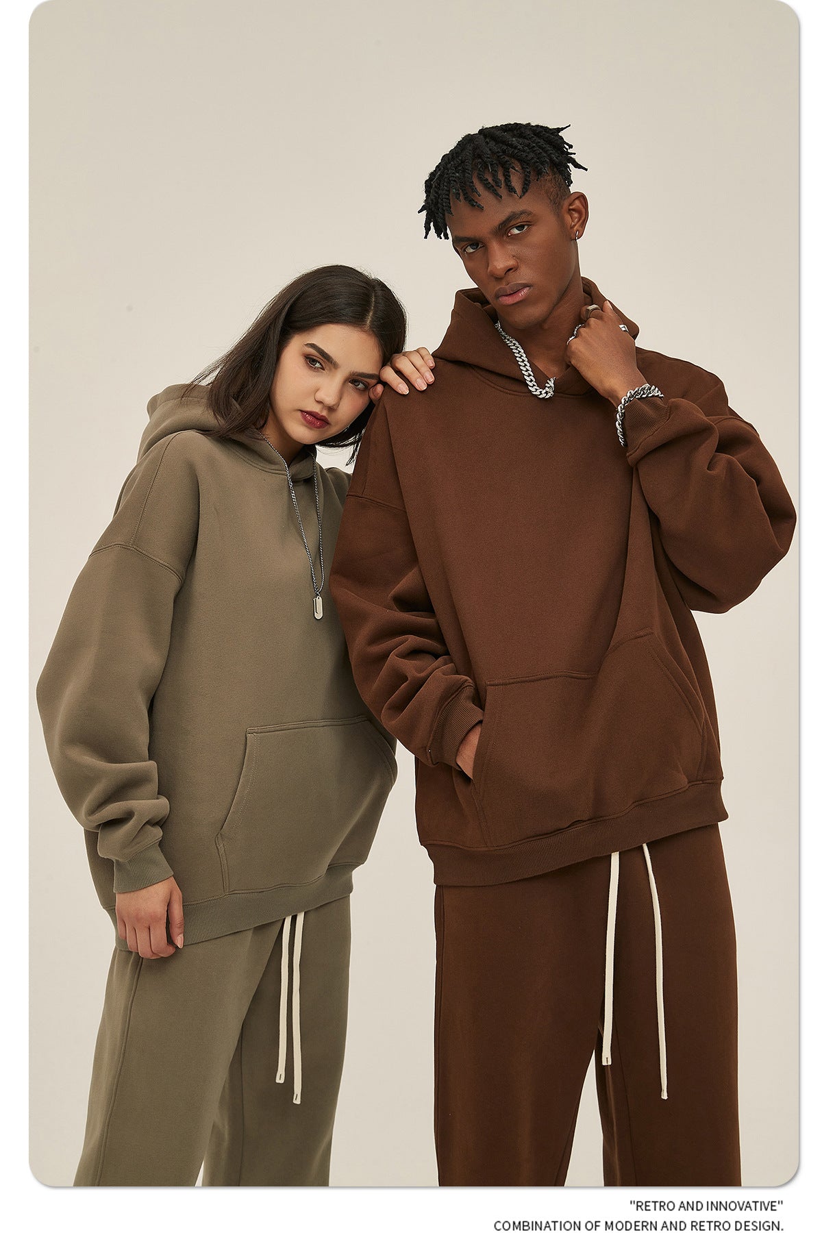 Oversize Heavyweight Hoodie & Heavyweight Sweatpants Setup WN6638