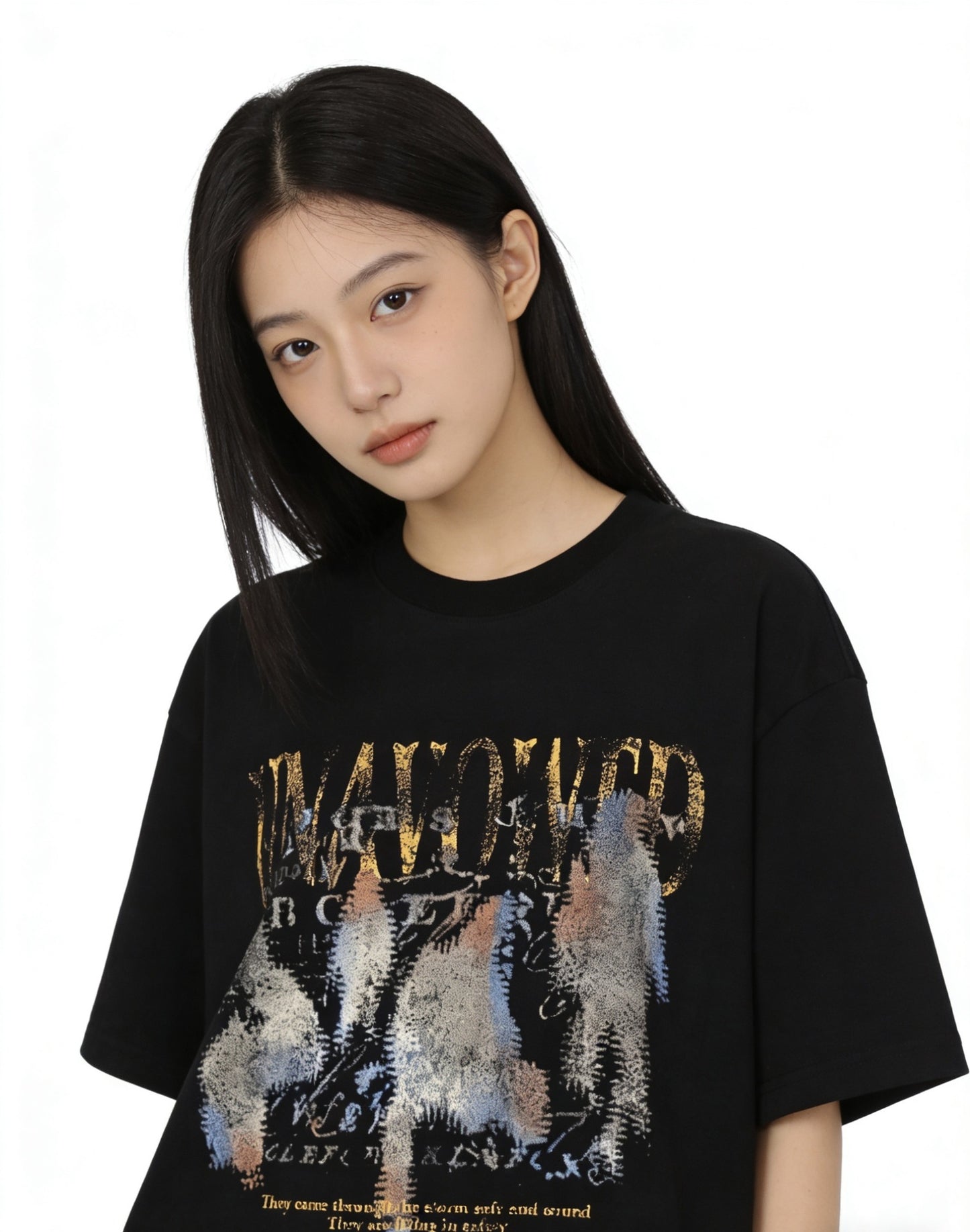 Graphic Art Print Short Sleeve T-Shirt WN25515