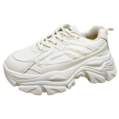 Thick Sole Lightweight Mesh Sporty Sneakers WN21248