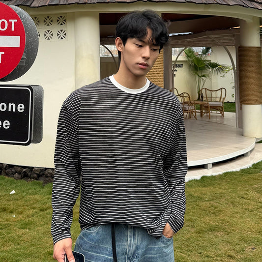 Border Long Sleeve T-Shirt WN24953