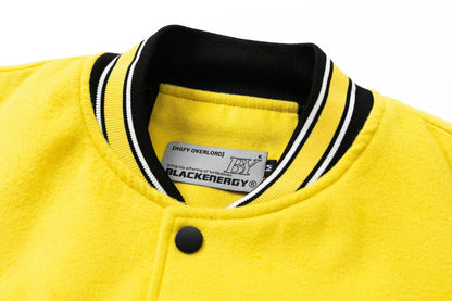 Leather Mix Baseball Jacket WN14334