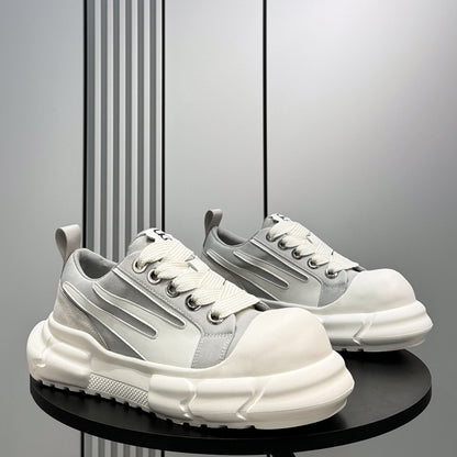 Panel Platform Chunky Sole Sneakers WN24715
