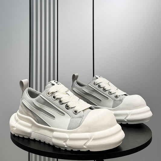 Panel Platform Chunky Sole Sneakers WN24715