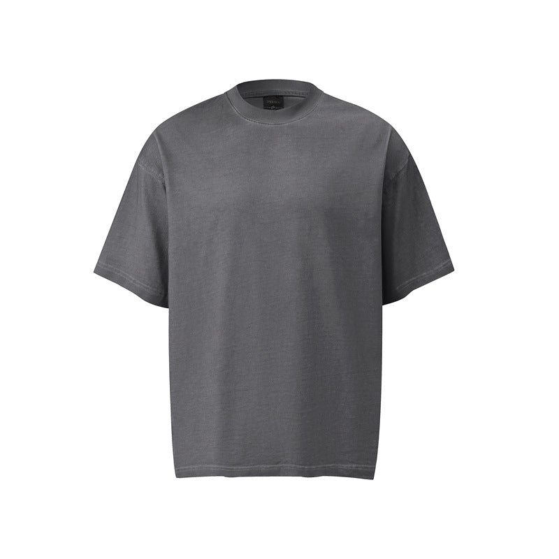Plain Washed Oversize Short Sleeve T-Shirt WN18585