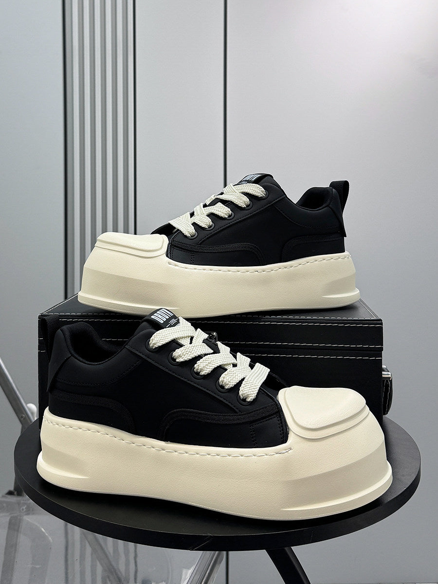 Rope Lace Platform Chunky Sole Sneakers WN24596