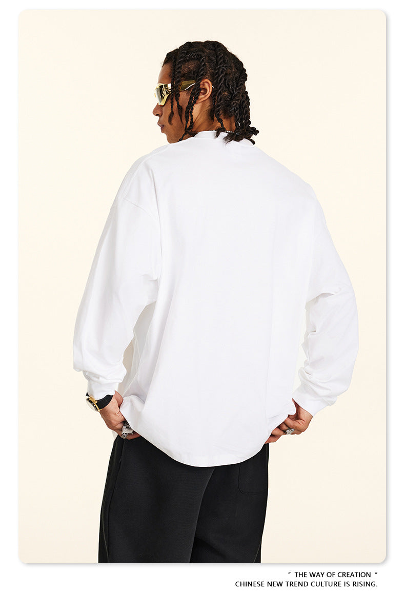 Gesture Print Long Sleeve T-Shirt WN7896