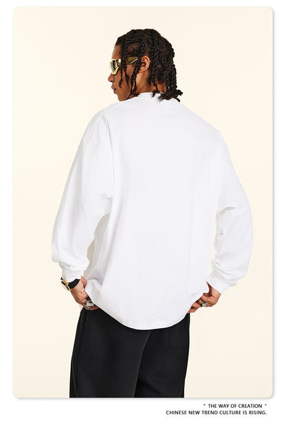 Gesture Print Long Sleeve T-Shirt WN7896