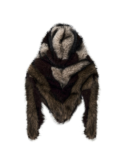 Fake Mink Fur Warm Earflap Hat WN21821