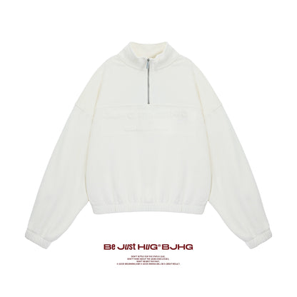 Corduroy Half-Zip Sweatshirt WN9722