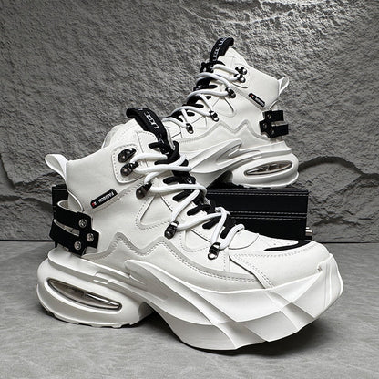 Metal Buckle Thick Sole Sneaker Boots WN24743